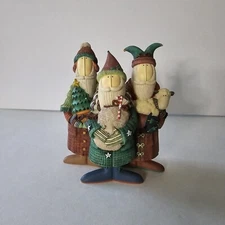 Three Wise Santas Figurines by Sue Dreamer 1st Edition 1998