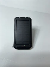 38800mAh Solar Power Bank Dual QC 3.0 & 5V3.1A Fast Charging w/ Emergency Light