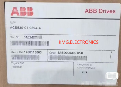 NEW ABB ACS530-01-039A-4 ACS530-01-039A-4 NEW IN BOX