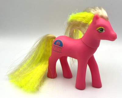 Vintage My Little Pony Sundazzle Sunbeam Pink Horse 1991 Sweetheart Sister