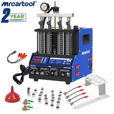 MRCARTOOL V308 Ultrasonic Fuel Injector Cleaner Tester Injector Cleaning Machine