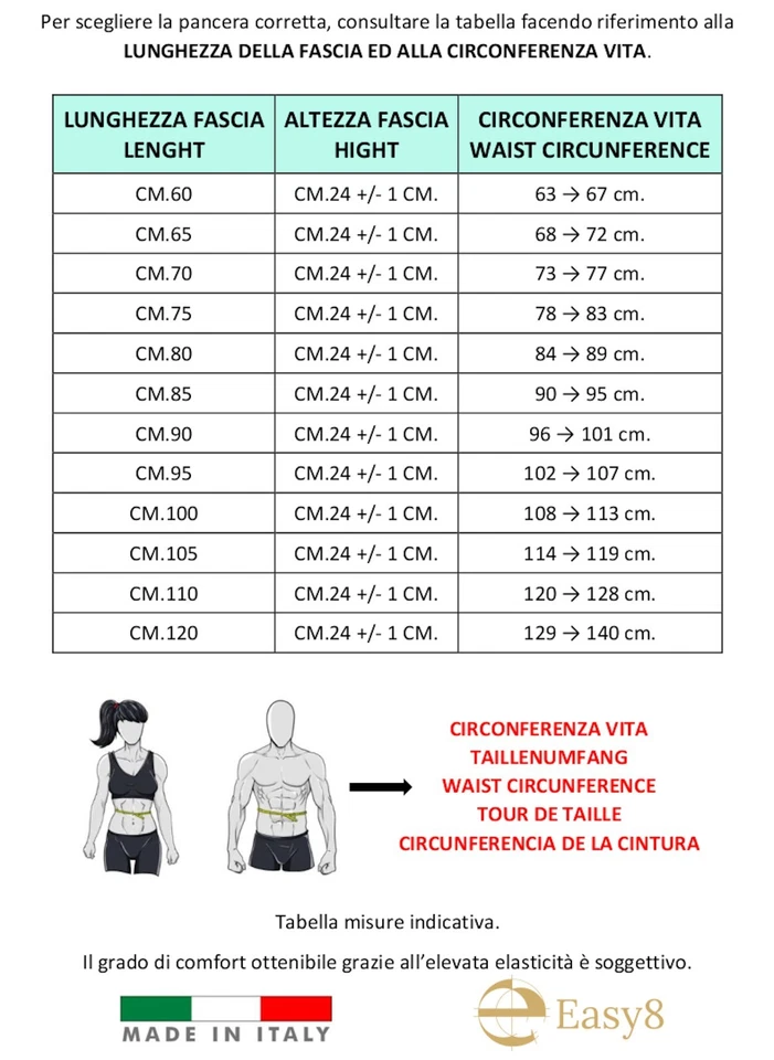 Pancera da Uomo Donna Fascia Lombare Addominale Cintura Contenitiva Dimagrante - Immagine 2 di 4