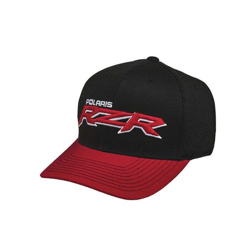 Polaris RZR Snapback Hat, Black/Red | 2860611