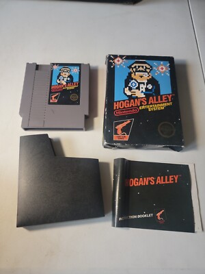 Hogans Alley NES Nintendo Game Cartridge Complete In Original Box W/ Manual