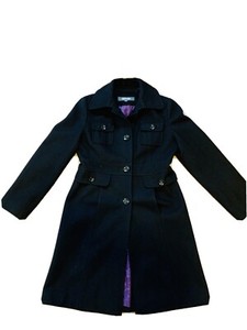 kenneth cole wool blend coat