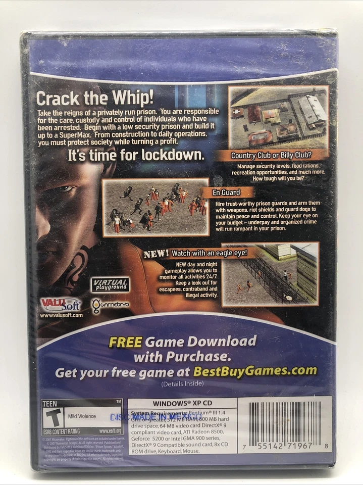 Prison Tycoon 3: Lockdown PC Game (Sealed) - Image 2 of 4