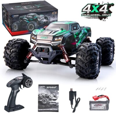 VATOS Ferngesteuertes Auto 4WD Elektro RC Auto 26 km/h MonsterTruck
