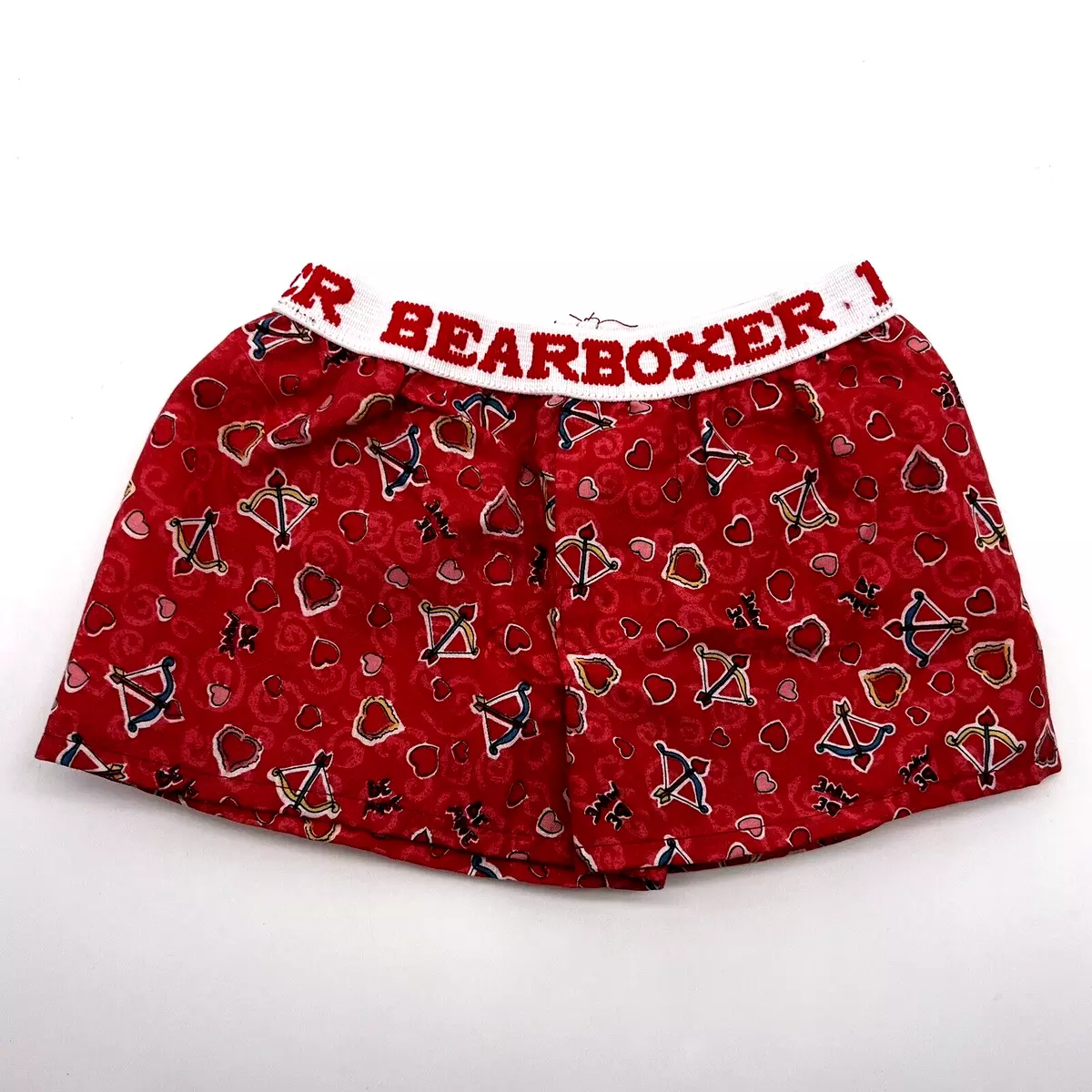 Build A Bear Be Mine Red Heart Boxers Shorts Underbear Undies