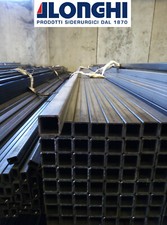 TUBOLARE FERRO ACCIAIO QUADRO 35X35X3 mm. BARRA PROFILO 3 PEZZI da 2 METRI