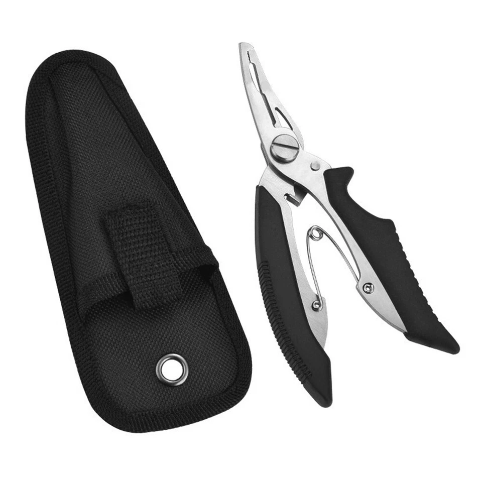 Angelzange Hakenentferner Spaltringzange Fischzange mit Taschengriff Werkzeug - Bild 2 von 4