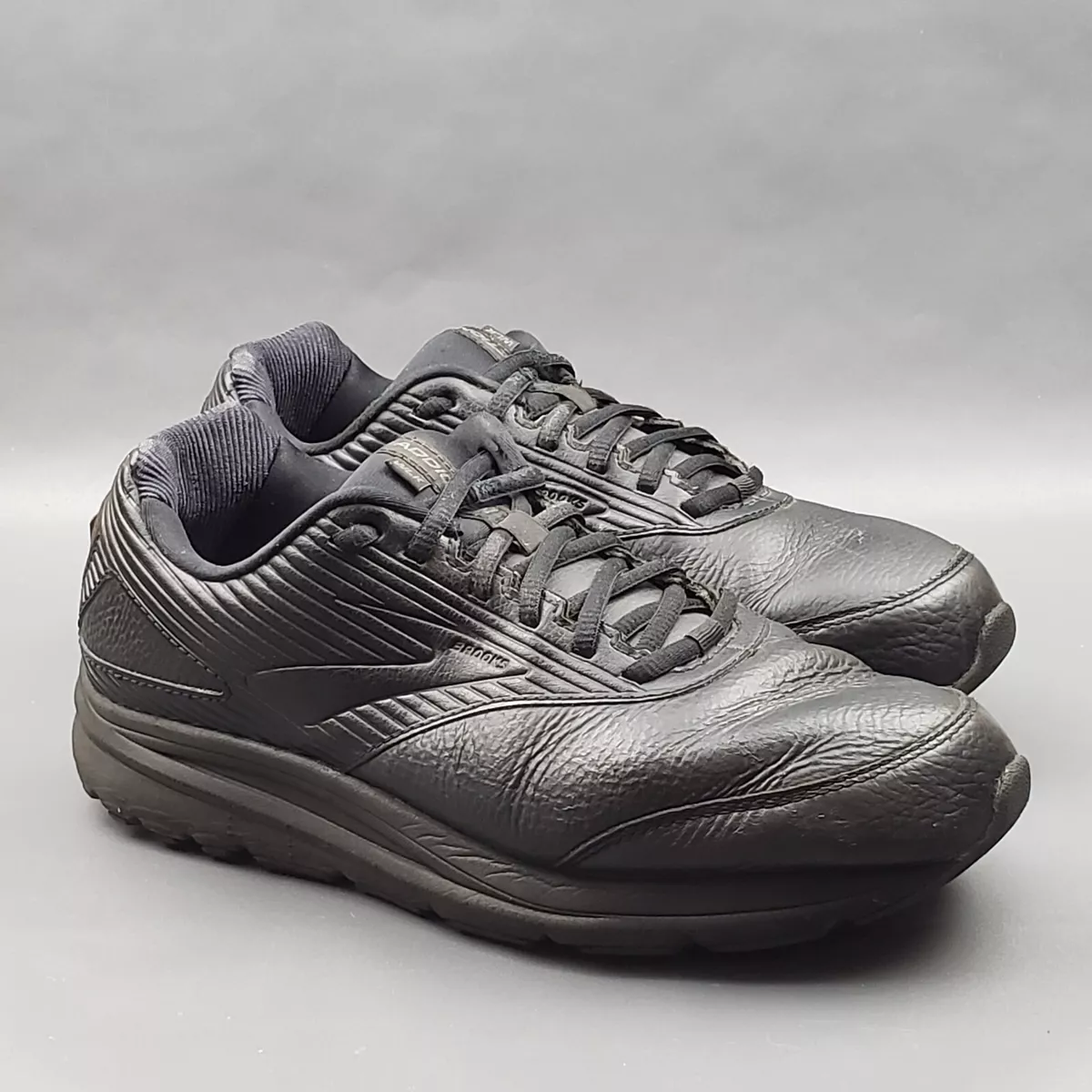 Brooks black leather best sale shoes
