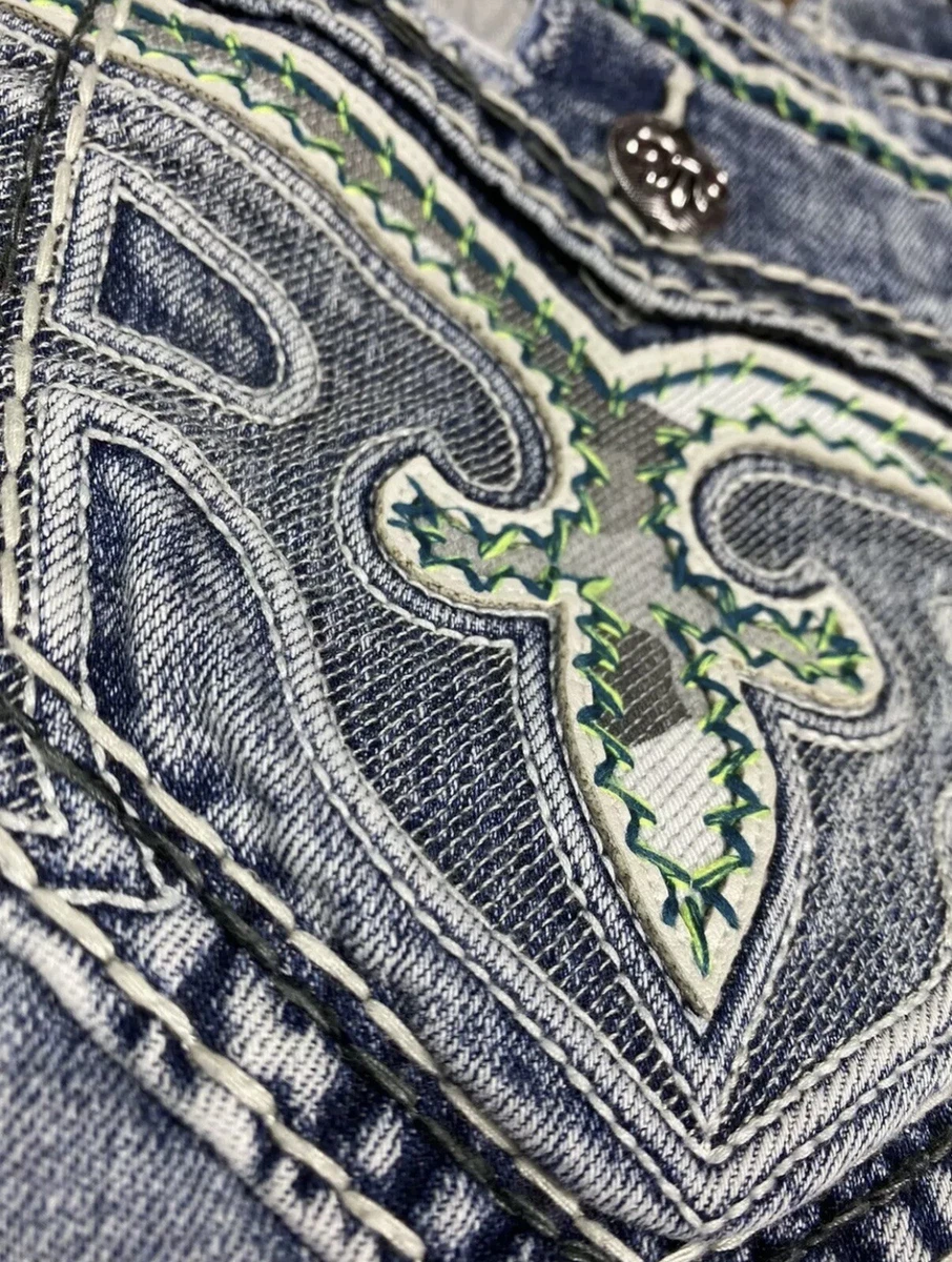Camo rock shop revival jeans