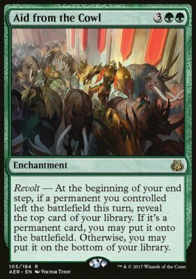 Magic the Gathering MTG Aid from the Cowl (105) Aether Revolt   LP