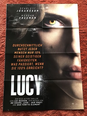 Lucy Kinoplakat Poster A1, Scarlett Johansson, Morgan Freeman