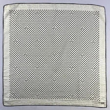 Vintage Nina Ricci Handkerchief Pocket Square Bandana Neckerchief