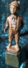 WANDERBURSCHE sch&ouml;ne Bronze mit K&uuml;nstlersignatur, um 1910  auf Marmorsockel