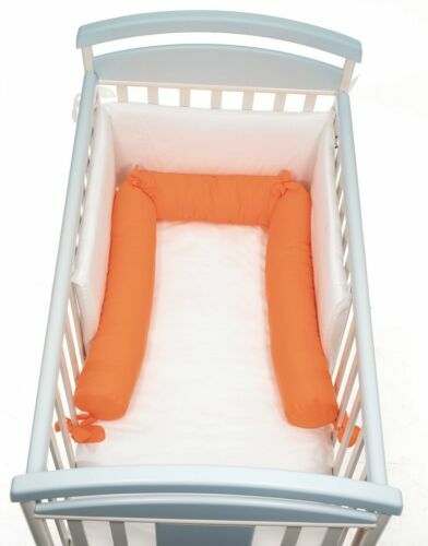 Paracolpi Lettino Vicloon 2 Pezzi - Morbido E Traspirante Per Culle Con 10 Cinghie Di Sicurezza, Lavabile, Bianco - Foto 4