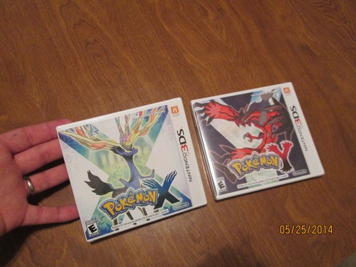 Pokemon X Nintendo 3ds Pokemon Y Nintendo 3ds Lot 2 Games New Us Edition Ebay