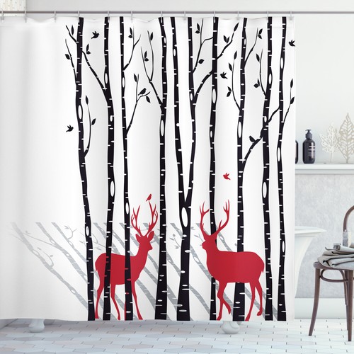 NEW Waterproof Polyester Print Fabric Shower Curtain for Bathroom +12HOOKS - Bild 40 von 83