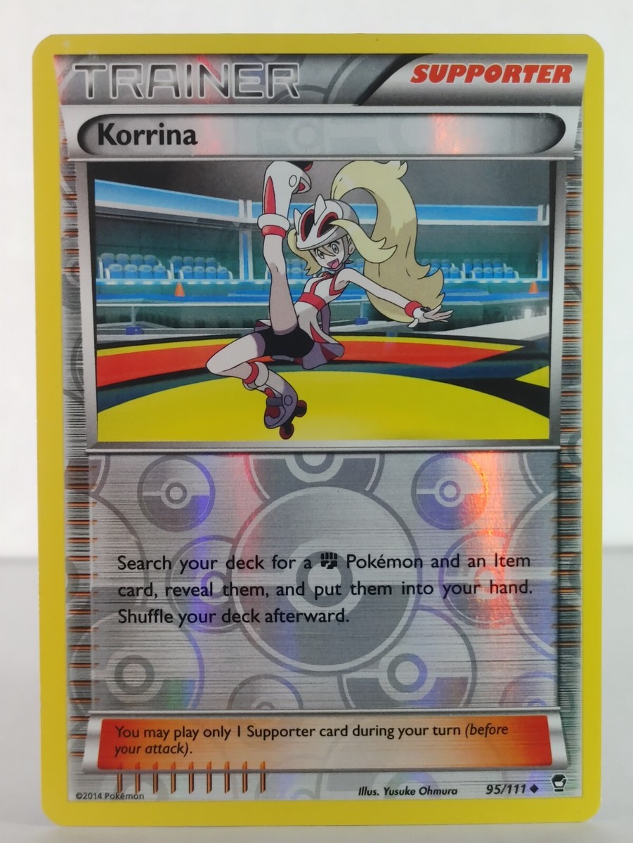 Korrina - Furious Fists 95/111 singles, reverse holo - Pokemon TCG