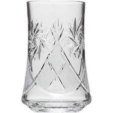 Neman GL6103-X SET of 6 Russian CUT Crystal Drinking Soda Glasses 7oz