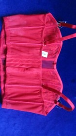 ANN SUMMERS  RED  NON PAD  BONED CORSET/BUSTIER  TOP SIZE  M (12-14  NWT   'ICON