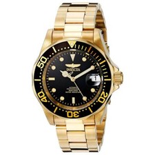 Invicta Men's Watch Pro Diver Automatic Black Dial Stainless Steel Bracelet8929