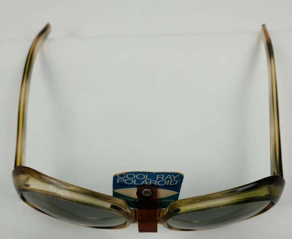 Gafas de sol Polaroid vintage redondas hippy Big Sun Tortoise Cool Ray 330 ¡NUEVAS CON ETIQUETAS! Foto 2 de 4