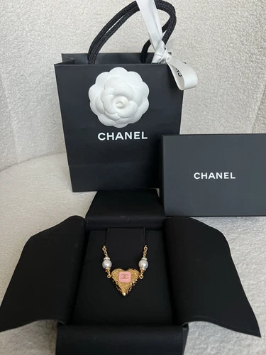 Collana Chanel Cuore Con Perle