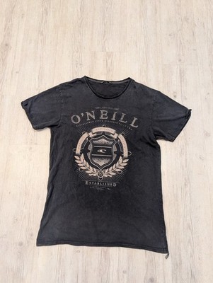 2010 O'Neill Mens Graphic T Shirt Size L Established 1952 Surf Logo Tee Black