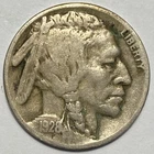 1928-D Buffalo Nickel 605H