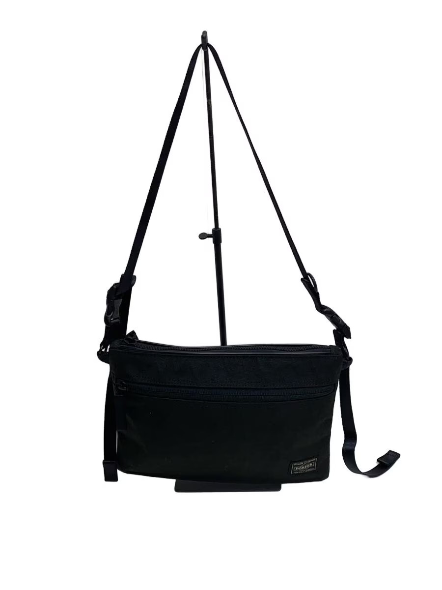 PORTER Shoulder Bag Polyester BLK Solid Color