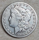 WPCoins ~ 1890-CC Morgan $1 Silver Dollar