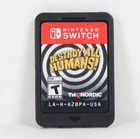 Destroy All Humans Nintendo Switch Cartridge Only Tested Working Authentic