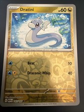 Pokemon Dratini 147/165 Scarlet & Violet 151 Reverse Holo Pack Fresh