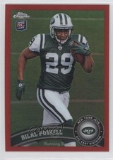 2011 Topps Chrome Red Refractor 25/25 Bilal Powell #128 2u6