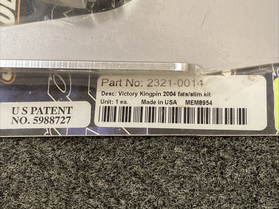 NUEVO GENUINO MEMPHIS SOMBRAS 2321-0014 VICTORIA KINGPIN 2004 KIT GRASO/DELGADO Foto 2 de 2