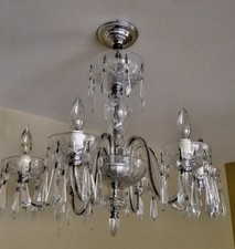 Waterford Lismore Crystal Chandelier 6 Arm Co...