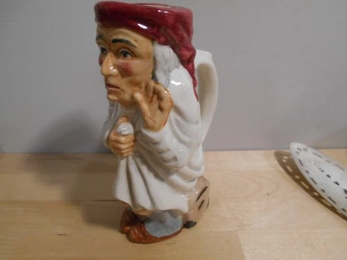 ROY KIRKHAM VINTAGE CHARACTER TOBY JUG "Scrooge” Staffordshire England 8336