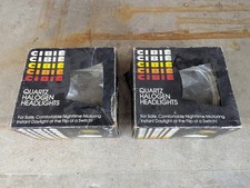 2 Vintage Cibie 76-28-02 Headlights Original Box And Installation Instructions