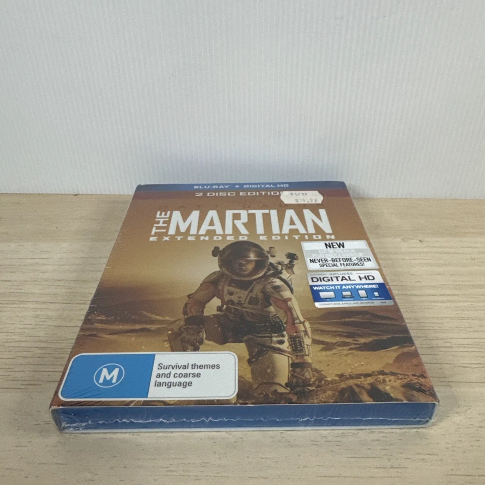 The Martian Blu-ray 2 Disc Edition Extended Cut Matt Damon REG B - NEW + SEALED - image 4 of 4