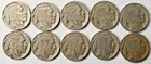 Ten 10 FULL DATE Buffalo Nickels! FREE SHIPPING LOT #LAR547