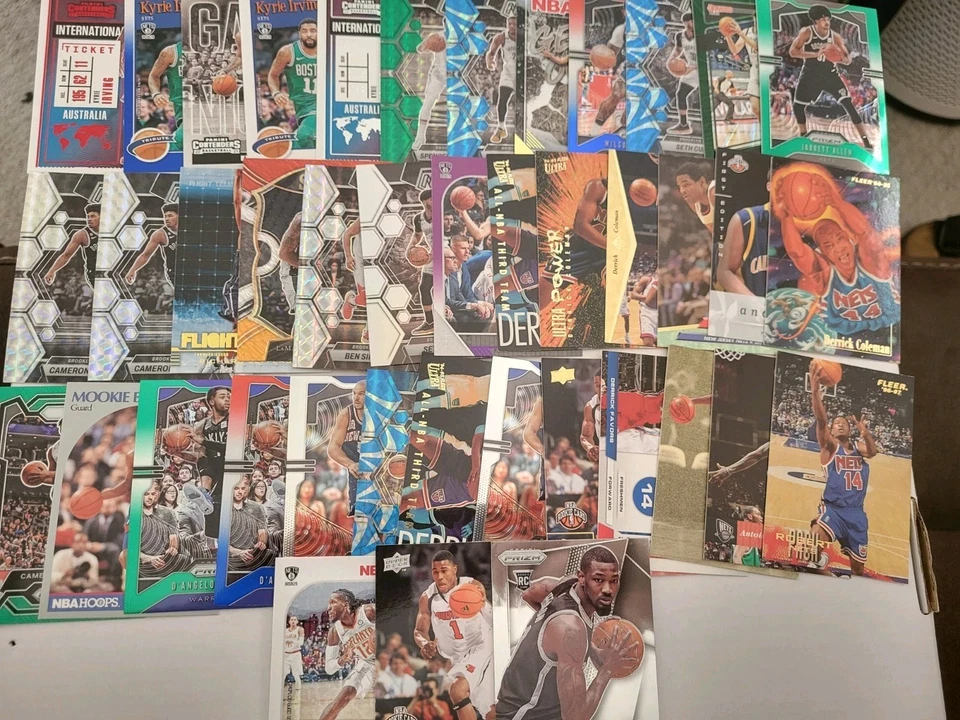 Brooklyn Nets TARJETA DE BALONCESTO 91 Lote Insertos Paralelos Novatos Y Durant Foto 3 de 4