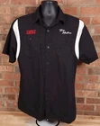 Scarface Tony Montana Short Sleeve Button Down Black Colorblock Shirt Large