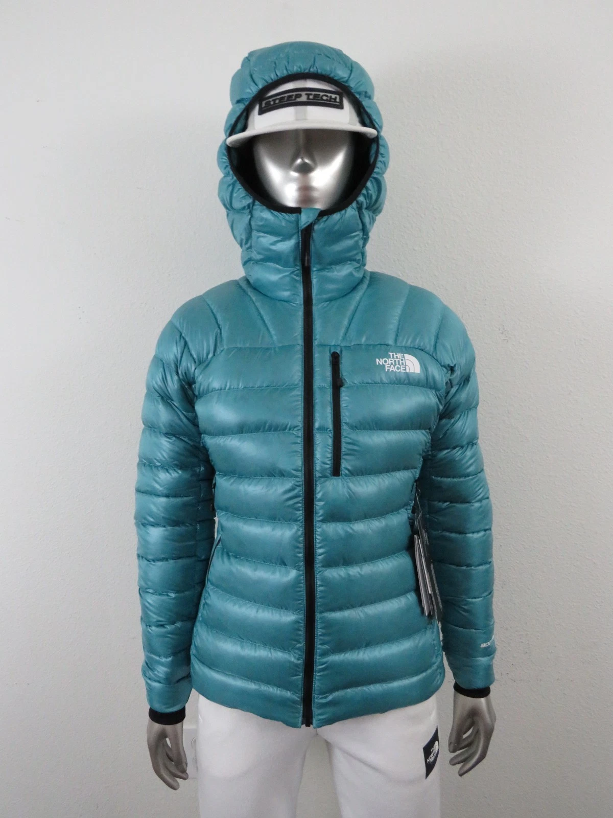 Womens The North Face Summit Breithorn 800-Down Hoodie Insulated Jacket Galatic