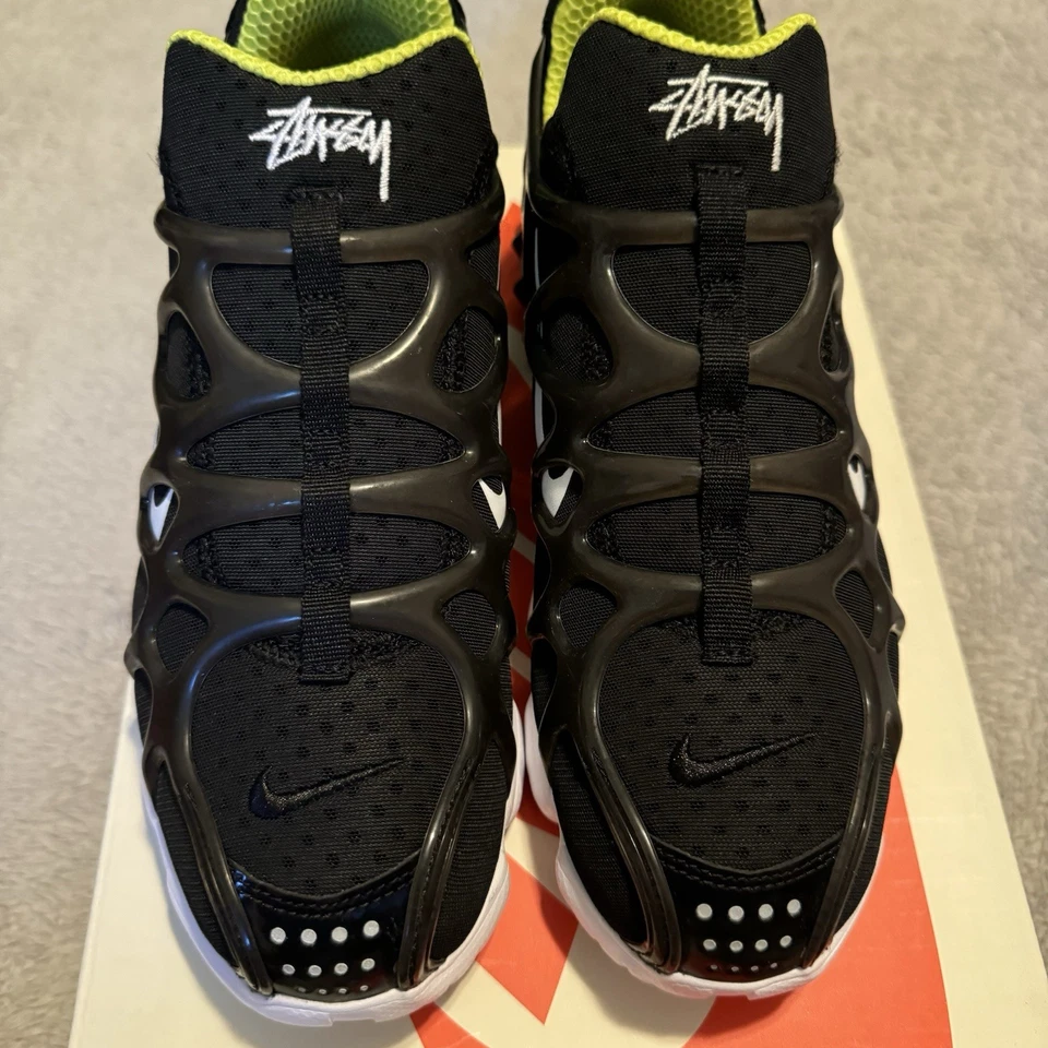 Nike Stussy x Air Zoom Spiridon Kukini Black-CJ9918-001 Size 8 NEW in Box - Image 2 of 4