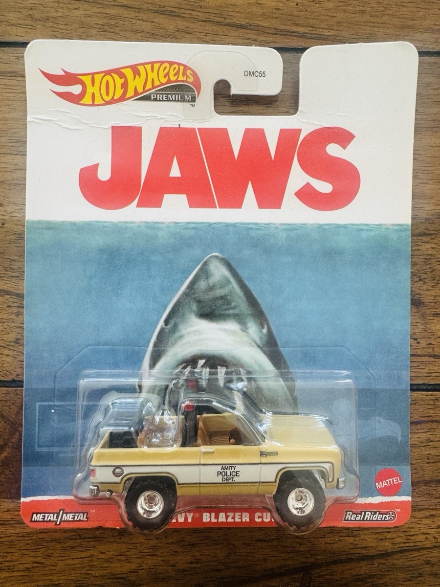 Bent Card: Hot Wheels Premium Movie Jaws 75 Chevy Blazer Custom