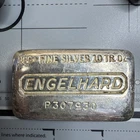 Engelhard 10oz Silver Bar loaf SN P307930