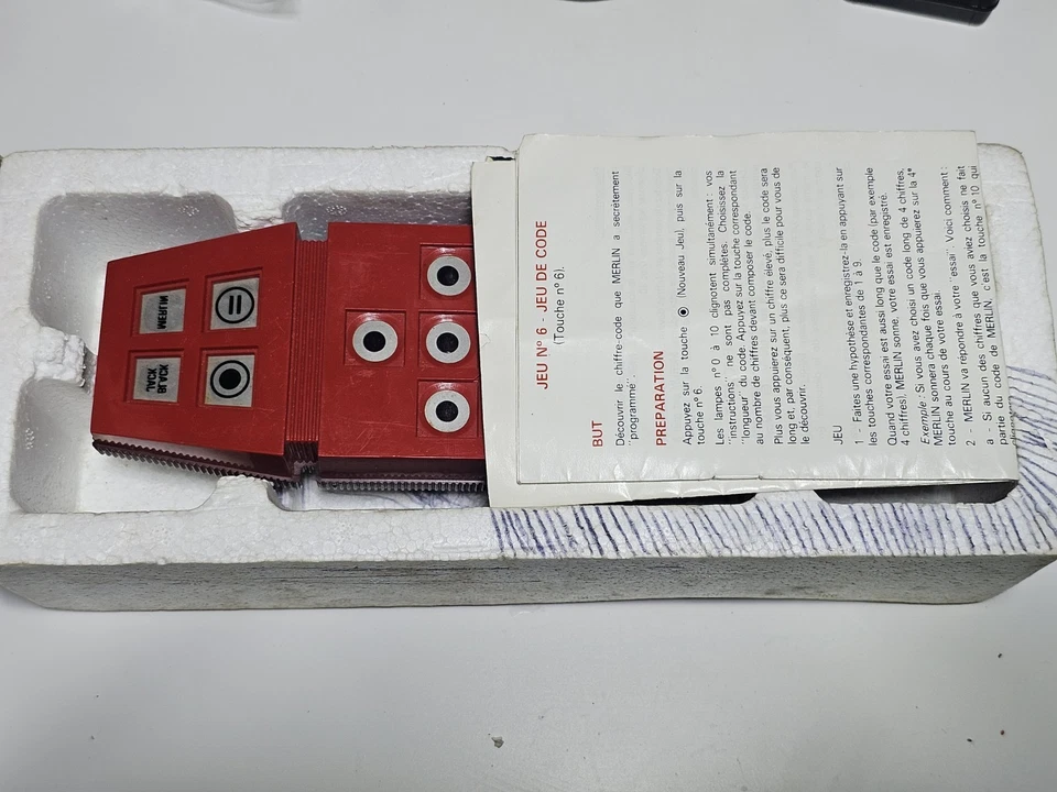 Vintage: Jeu électronique "Miro": modèle Merlin 6 jeux Pour Pièce Détaché !  - Photo 3/4