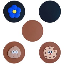 Silicone Lens Cover Caps for 90 Camera With Cartoon Design and Carry Rope